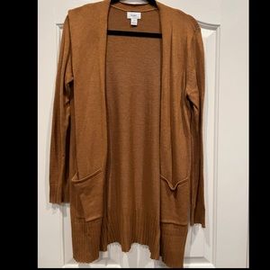 Brown Cardigan Medium Old Navy